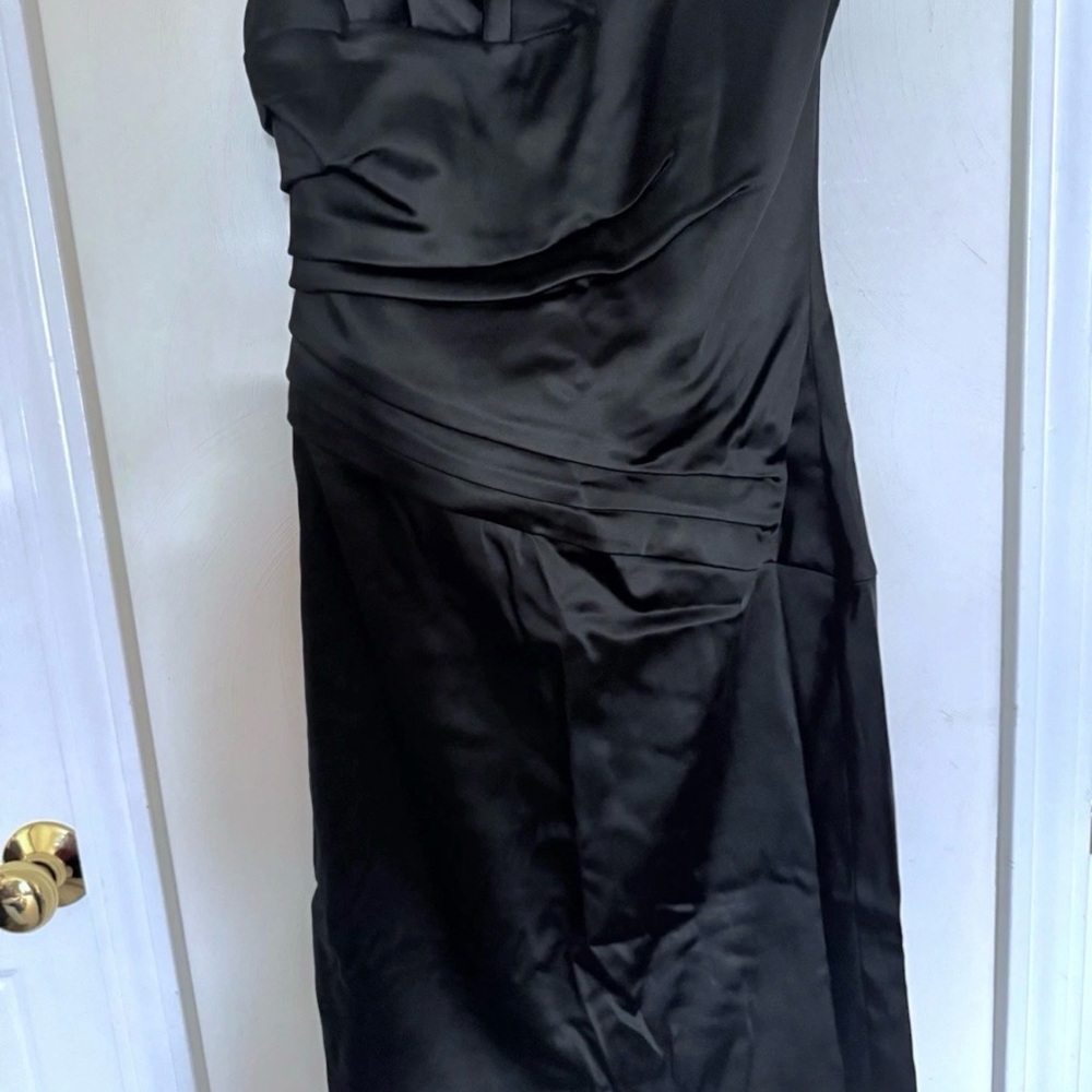 White House Black Market Strapless Black Dress